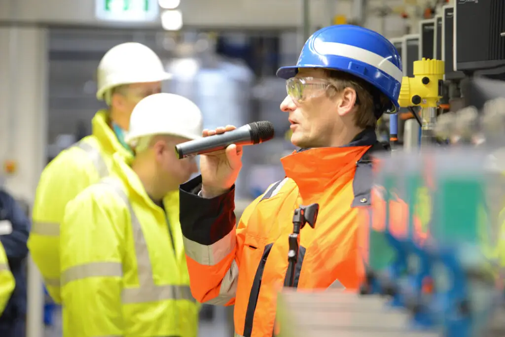 Techniker bei der Moderation eines Firmenevents. Fotograf aus Goslar, Fotoagentur Otto